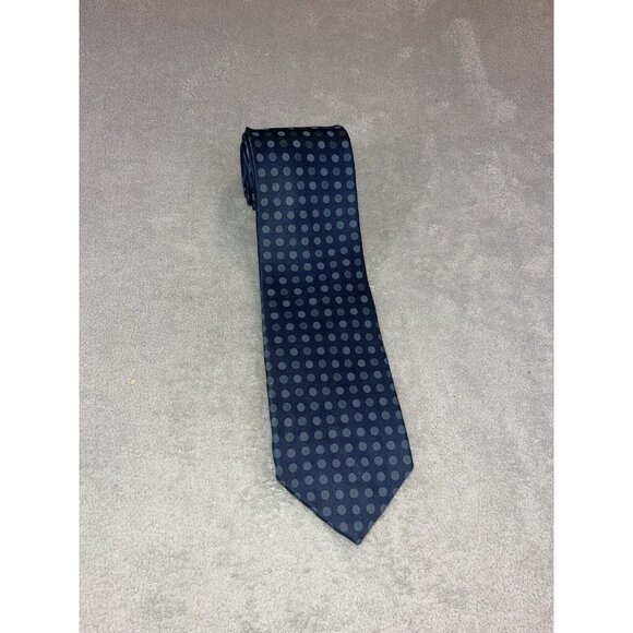JONES of New York 100% Silk Men’s‎ Necktie — Pristine Blue — Made in USA Tie - Picture 1 of 2
